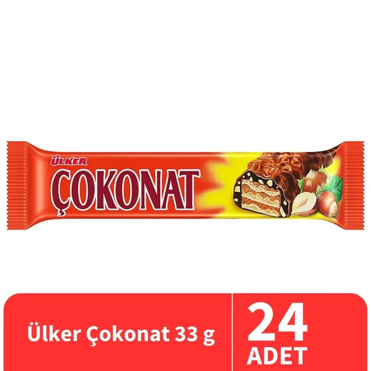 Ülker Çokonat Gofret 33 Gr 24 Adet - Ülker