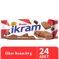 Ülker İkram Çikolatalı Bisküvi 84 Gr 24 Adet