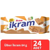 Ülker İkram Fındıklı Bisküvi 84 Gr 24 Adet