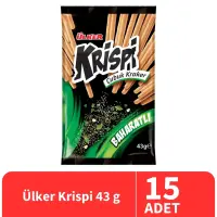 Ülker Krispi Baharatlı Çubuk Kraker 43 Gr 15 Adet