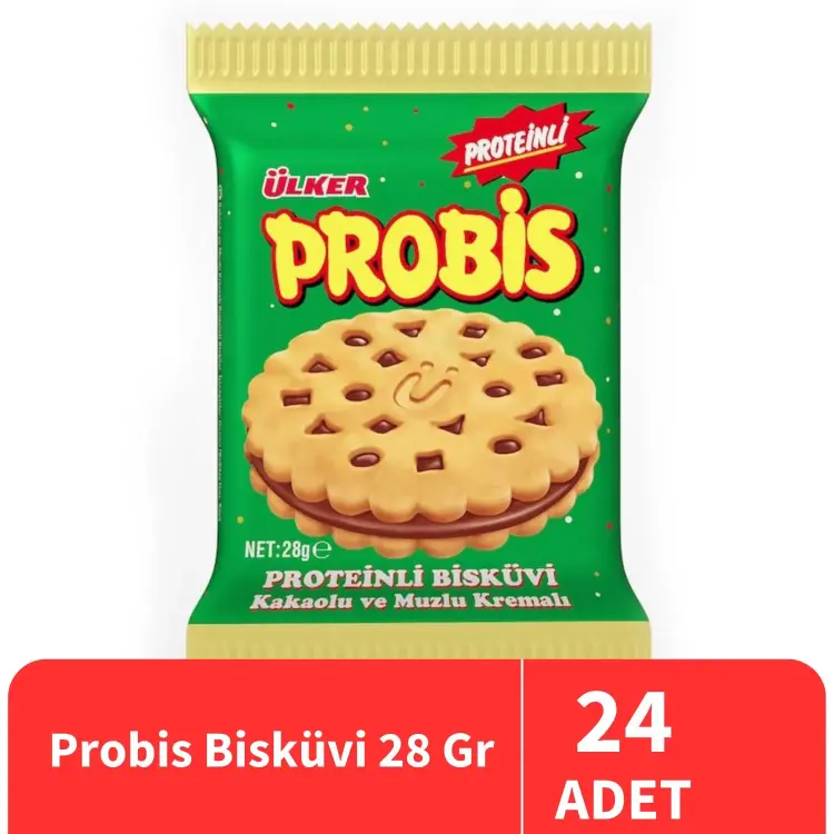 Ülker Probis Atıştırmalık Bisküvi 28 Gr 24 Adet - Ülker