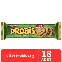 Ülker Probis Atıştırmalık Bisküvi 75 Gr 18 Adet - 1