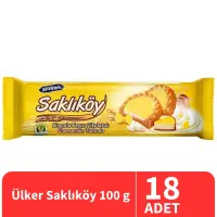 Ülker Saklıköy Limon Kremalı Cheesecake Bisküvi 100 Gr 18 Adet
