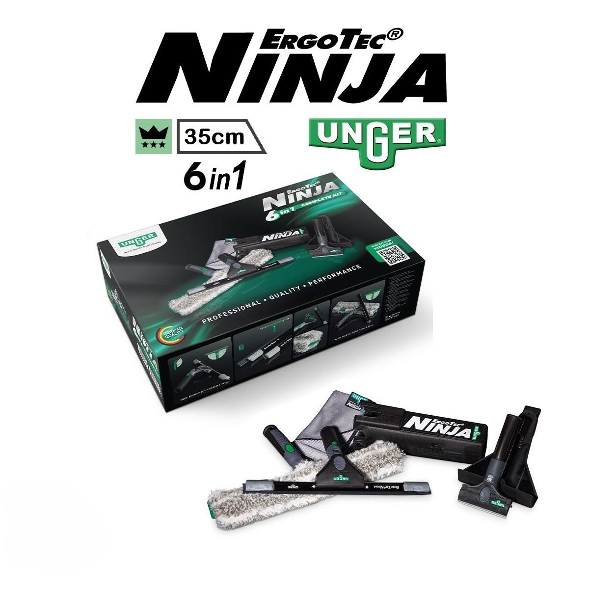 Unger Ninja 6in1 Camcı Temizlik Seti 35 Cm 