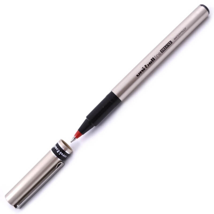 Uniball Fine Deluxe 0.7 Roller Kalem Kırmızı 