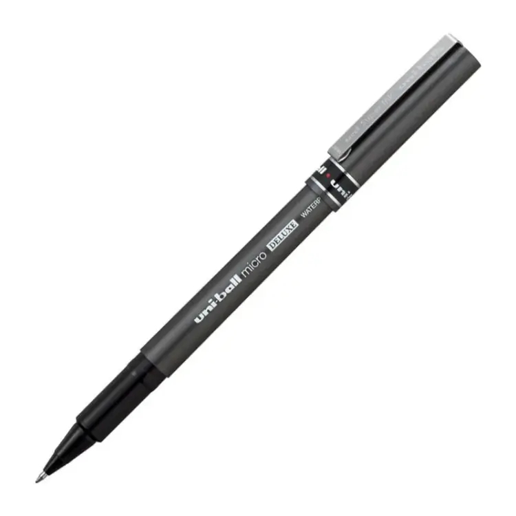 Uniball Micro Deluxe 0.5 mm İmza Kalemi Roller Kırmızı - 1