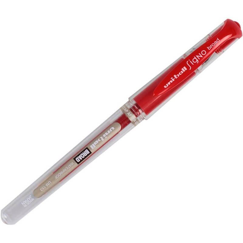 Uniball Signo Broad 1.0 mm İmza Kalemi Kırmızı