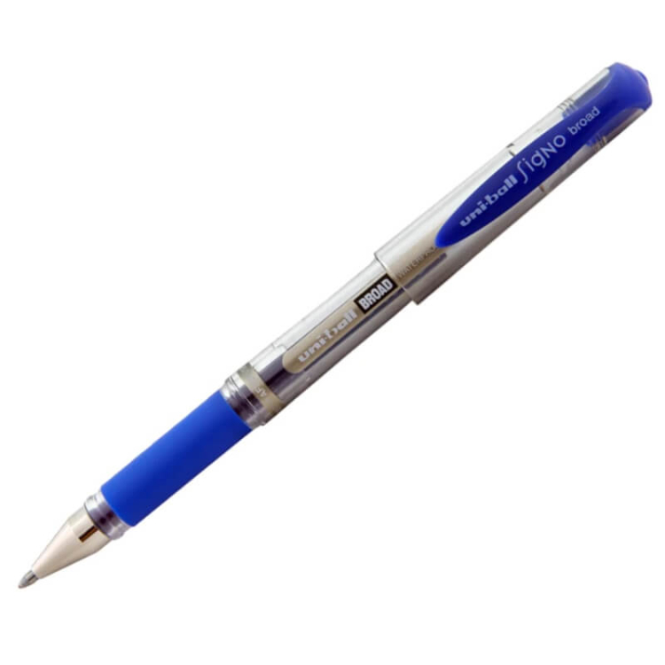 Uniball Signo Broad 1.0 mm İmza Kalemi Mavi 