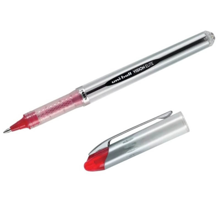 Uniball Vision Elite 0.8 Roller Kalem Kırmızı 