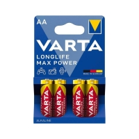 Varta Longlife Max Power Kalem Alkalin Pil AA 4 lü - Varta