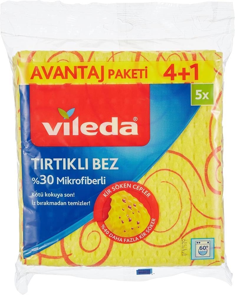 Vileda Mikrofiber Temizlik Bezi 5 Li Avantaj Paket