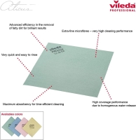 Vileda Professional PVAmicro Mikrofiber Bez 5 Li Kırmızı - 5