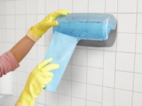 Vileda Professional Quick’n Dry Tek Kullanımlık Rulo Bez 10 Metre Mavi - 2