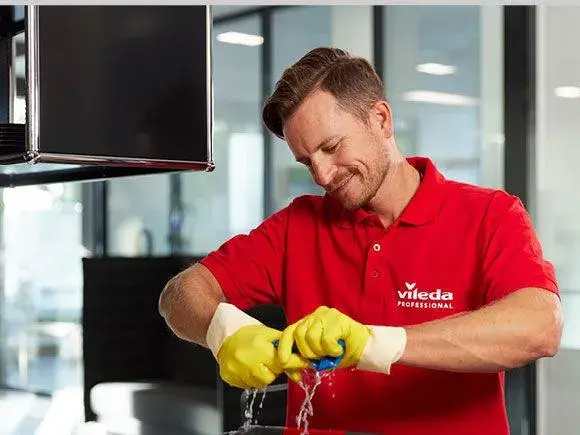 Vileda Professional r-MicronQuick Temizlik Bezi 5 Li Kırmızı - 5