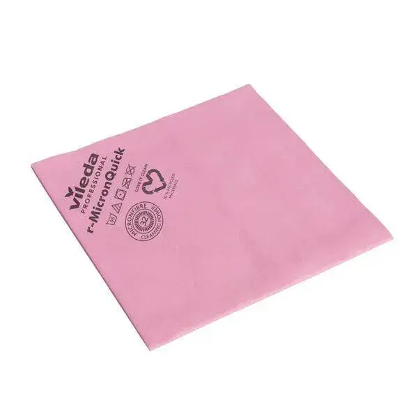 Vileda Professional r-MicronQuick Temizlik Bezi 5 Li Kırmızı - 6