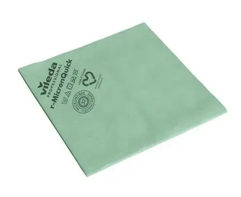 Vileda Professional r-MicronQuick Temizlik Bezi 5 Li Yeşil - 7