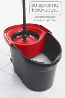 Vileda Turbo Pedallı Temizlik Seti Siyah - 4