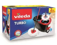 Vileda Turbo Pedallı Temizlik Seti Siyah - 1